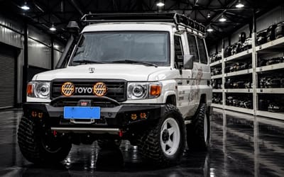 Toyota LC78 Front Bumper — Protection & Armor